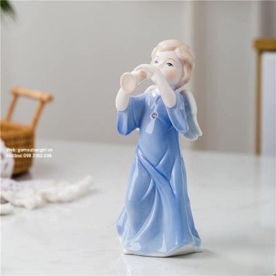 BỘ 3 TƯỢNG SỨ CHÂU ÂU CAO CẤP